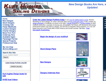 Tablet Screenshot of multihulldesigns.com